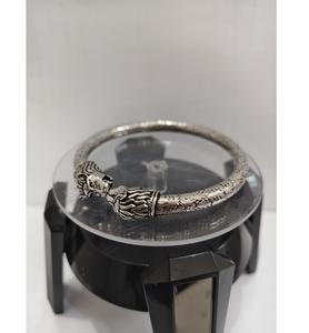 Pulseras de Plata de Ley con Dijes, Diseño Tallado Tradicional, para Unisex, Regalo, Estilo Indio de Moda - Product Image 6