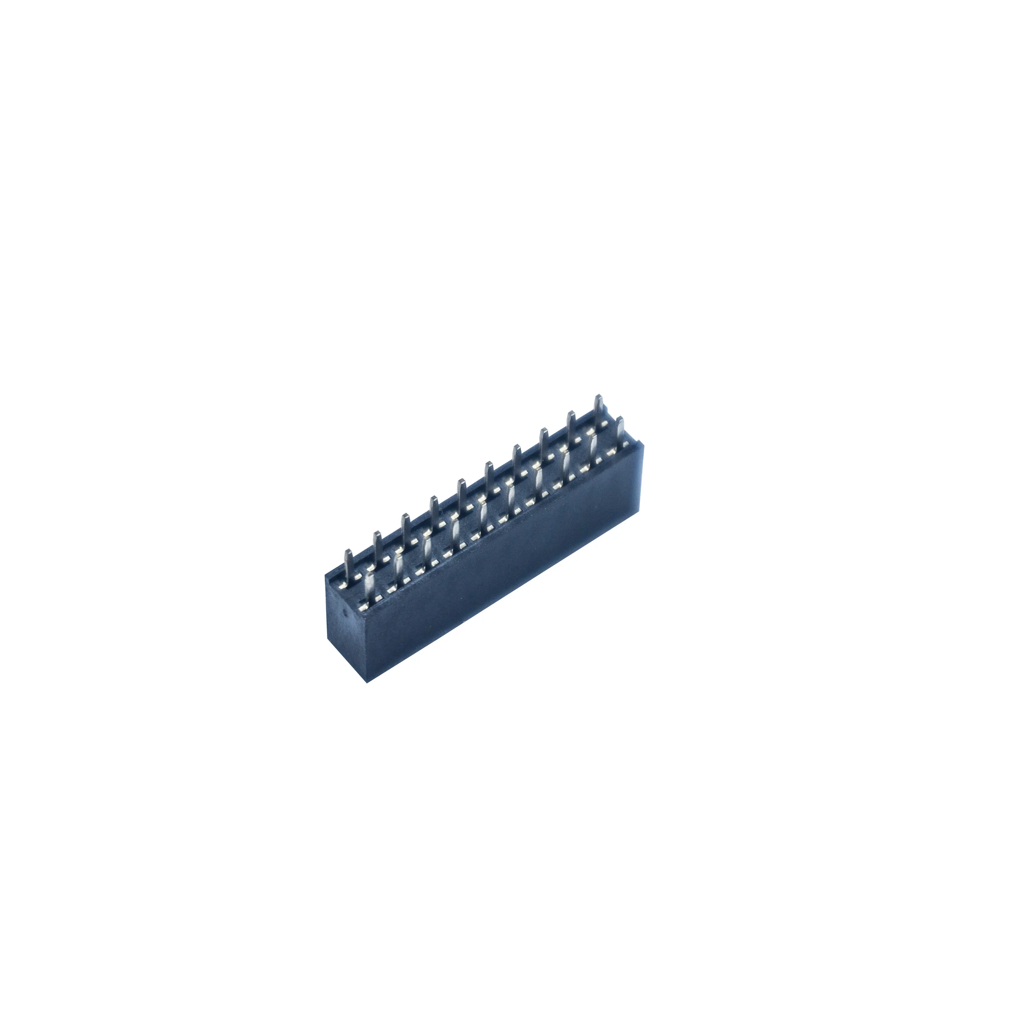 1.0/1.27/2.0/2.54mm pitch Female Header connector 1-50Pin for PCB Board, SMT SMD 90/180 degrees single row double row