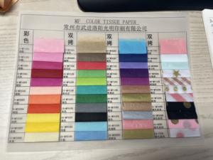 Fabrieksgroothandel 28G Enkelzijdige Coating Kleur Kopieerpapier Voor Kledingverpakking Bloemenpapier Vliegerpapier - Product Image 6