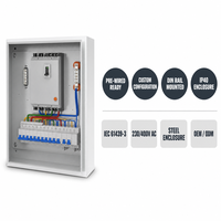 Wanbo-480 Boîtier de distribution pré-câblé en acier sur rail DIN pour disjoncteurs 1P 2P 3P 4P, personnalisé en usine