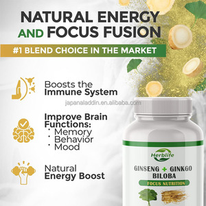 Suplemento de Ginkgo Biloba y Panax Ginseng OEM - 120 Tabletas - Product Image 3