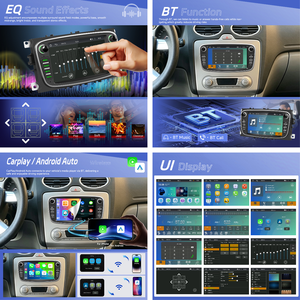 Radio para Auto Podofo 2+32G de 7 Pulgadas con Android, Carplay y Android Auto para VW/Polo/Skoda/Scirocco/<span class=keywords><strong>Caddy</strong></span>/Beetle T5, Autoradio de Fábrica - Product Image 2