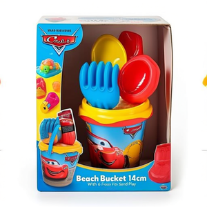 Set Secchiello da Spiaggia Pixar Cars con 24 Pezzi per Bambini 2-4 Anni, Gioco sulla Sabbia - Product Image 2