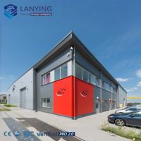 Bâtiments en acier, structure d'entrepôt, atelier métallique, y compris des espaces de bureau pour usage industriel, offrant une solution efficace et durable