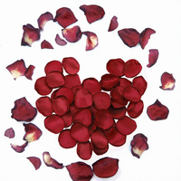 Pétales de rose artificiels en soie, pétales de fleurs en forme de rose artificielle pour mariage, fête, Saint-Valentin, décoration romantique pour allée de table