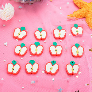 Tranches de fruits en pâte polymère, accessoires de bijoux DIY, fournitures d'artisanat en résine époxy pour la fabrication d'ornements - Product Image 4