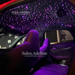 Kit de Luces de Techo de Fibra Óptica para Automóvil, 12W RGBW, Control Remoto por Aplicación, Efecto de Lluvia de Estrellas - Product Image 5