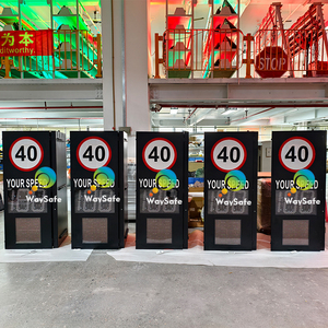 Panneau de signalisation de vitesse solaire P10 le plus populaire en Arabie Saoudite, utilisé pour détecter la vitesse des véhicules et alerter les conducteurs - Product Image 3