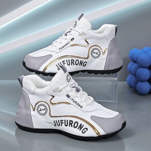 Zapatos de Hombre Estilo Dad Shoes, Primavera 2025, Nuevos, Cómodos, de Cuero Artificial, Transpirables, Antideslizantes, Siempre a la Moda, con Cordones y Sin Cordones - Product Image 1