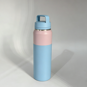 Botella de Vacío Personalizada de Dos Tonos Coloridos de 700 ml con Tapa Giratoria para una Vida Saludable - Product Image 2