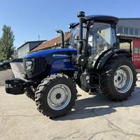 Nouveau tracteur agricole 120 CV 4x4 avec cabine certifié CE 2025 pour le travail du sol et le semis dans les pampas argentin