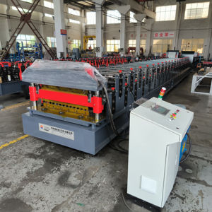 0.4-0.7mm 컬러 스틸 더블 레이어 지붕 기계 금속 사이딩 롤포머 - Product Image 1