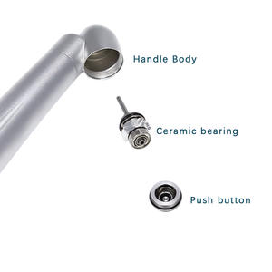 Harga Pabrik Tombol Tekan 45 Derajat Handpiece Bedah Gigi Kecepatan Tinggi Alat Bedah Gigi - Product Image 5