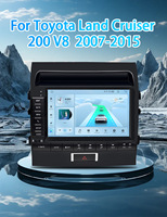 CARUPEZ 7 pouces Android autoradio pour Toyota Land Cruiser LC200 V8 2007-2015 OEM Style Navigation tête unité GPS carte SD 1 an