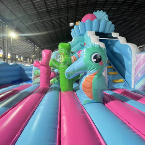 Castillo Inflable Comercial con Tobogán y Ventilador, 6x6m, con Zona de Salto - Product Image 1