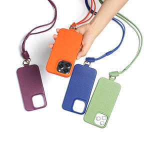 Étui de téléphone à bandoulière en cuir pour <span class=keywords><strong>iphone</strong></span> <span class=keywords><strong>14</strong></span> <span class=keywords><strong>plus</strong></span> étui <span class=keywords><strong>avec</strong></span> <span class=keywords><strong>cordon</strong></span> collier bandoulière - Product Image 2