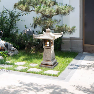 Lanterne <span class=keywords><strong>japonaise</strong></span> chinoise moderne personnalisée pagode en pierre de granit polie grande dalle pour jardin extérieur Villa hôtels cours intérieures-1 an - Product Image 6