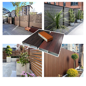 Panel de Valla de Lamas de Aluminio Negro Moderno, Semi-Privacidad Baja, Horizontal, Duradero, para Jardín - Product Image 6