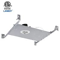 Plaque de montage universelle multi-tailles en acier galvanisé pour barres de suspension réglables, nouvelle construction, pour downlight LED