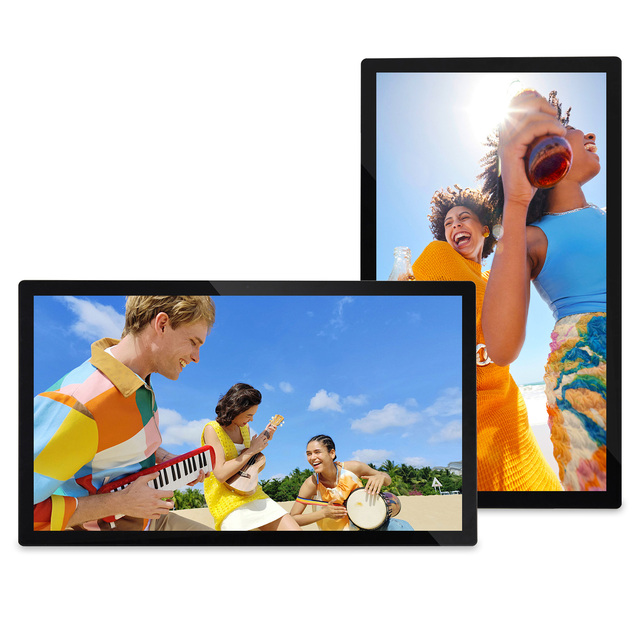 32" 27" Anti-Reflective Coating Touch Screen Digital Menu Board Drive-Thru Restaurant Outdoor 2000nit Brightness