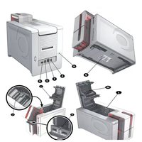 Carte PVC d'identité pour imprimante Evolis Primacy 1ère génération, simple/double face, pour machine d'impression PVC