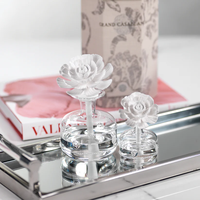 C & H Coffret cadeau pour diffuseur d'huiles essentielles parfumées, fleurs en céramique, couleurs personnalisées