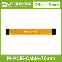 Cable Flexible Waveshare PI-PCIE de 40 mm y 70 mm, Compatible con Varios HATs PCIe para Raspberry Pi 5 B580