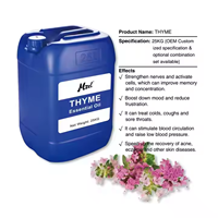Huile Essentielle de Thym Naturelle en Gros et Sous Marque Privée pour Diffuseur d'Aromathérapie