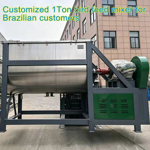 Mezclador de Vitaminas y Suplementos en Polvo, Mezclador de Cinta de Acero Inoxidable SUS304, Capacidad de 1000L, 380V-480V, 11kW - Product Image 3