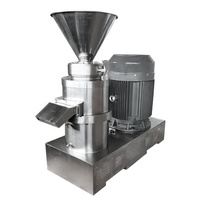 Machine commerciale de fabrication de beurre de cacahuète avec tuyaux de recyclage, engrenages en acier inoxydable de qualité alimentaire pour noix, soja, maïs, fruits