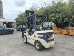 חם ג 'יפ ג' אקואה 3 טון lpg מלגזה 6 מ 'טריפלקס חינם מלא מעלית תדלוק בנזין מלגזה עם מנוע יפני - Product Image 2