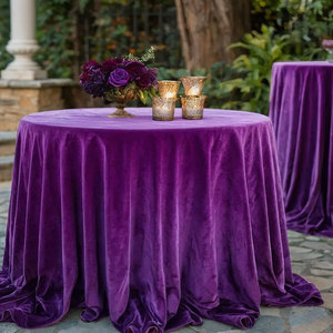 Tovaglie di Lusso Europee in Velluto Spesso, Copritavolo Rotondo <span class=keywords><strong>Verde</strong></span> per Banchetti, <span class=keywords><strong>Tovaglia</strong></span> Personalizzata per Matrimoni - Product Image 4