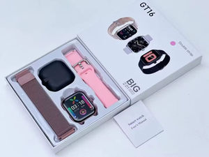 <b>Cheap</b> Fashionable GT16 Smart <b>Watch</b> with Dual Straps Stainless Steel Strap Montre Connecte Reloj Smartwatch - Product Image 4