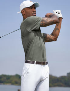 Liquidation – Polo Homme à Manches Courtes Rayé Séchage Rapide – T-shirt de Golf Respirant Anti-plis Décontracté pour l'Été – Hommes et Garçons - Product Image 4