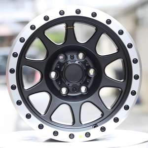 <span class=keywords><strong>Jantes</strong></span> en alliage TUV 4x4 de 17 pouces 6x139.7 17 * 8.5J avec déport de 0 mm, surface noire, neuves 6x139.7 17x8.5J, en aluminium ZM-45 - Product Image 3