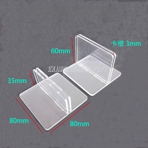 Acrylic Bảng thẻ đứng giấy chứng nhận hiển thị A3 A4 A5 Acrylic dấu hiệu chủ Acrylic giữ dấu hiệu giá nhãn chủ - Product Image 6