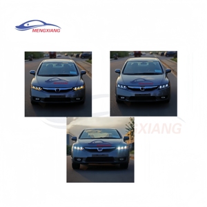 MX LED alla moda modificato 3 obiettivo faro per <span class=keywords><strong>Honda</strong></span> <span class=keywords><strong>Civic</strong></span> 2006 2007 <span class=keywords><strong>2008</strong></span> 2009 2010 2011 - Product Image 5