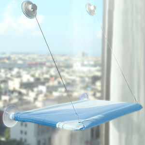 Cama Plegable de Madera para Gatos, Hamaca para Ventana con Ventosas, Ahorra Espacio, Suministros para Mascotas, Lavable, Resistente, Disponible para Gatos y Perros - Product Image 4