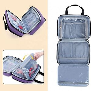BSCI Factory Custom Portable Tool Needles Carry Tote Bag Sewing Accessories <b>Storage</b> Bag Portable <b>Knitting</b> Tote Bag - Product Image 3