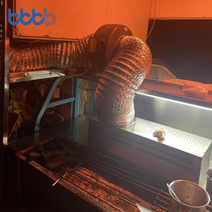 Globale levering industriële hittebestendige flexibele aluminiumfolie ventilatiekanaal 10m commerciële keukenafzuiging - Product Image 5