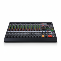 Console de mixage audio professionnelle SIVG MC-12, 12 canaux, 16 effets DSP, contrôleur DJ/console de mixage audio pour petits spectacles, diffusion en direct