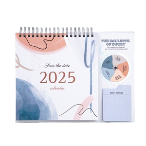 Lịch tùy chỉnh <span class=keywords><strong>2025</strong></span> in lịch 12 tháng với nhãn dán và để làm danh sách lịch màu hồng cho bé gái - Product Image 2