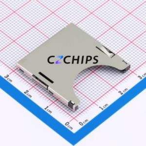 SD-503A SD Card / Memory Card Connector SMD Connector Self-Return Type Standard SD Card Card Holder - Product Image 1