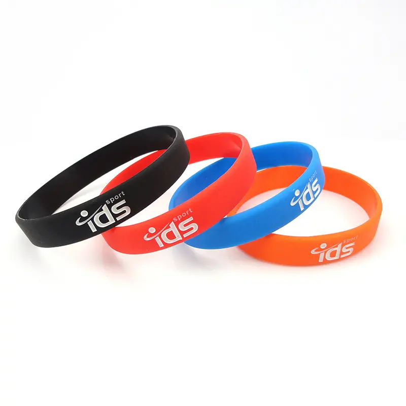 Most Popular Printing Rubber Bangle Hand Band Hologram Customized Personalized Silicone Bracelets For Sports