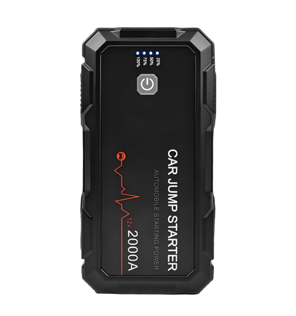 Mini Car Jump Starter 2000A Peak Current 12V Lithium Multi-Function Power Bank With LED Light for Trucks Motorcycle