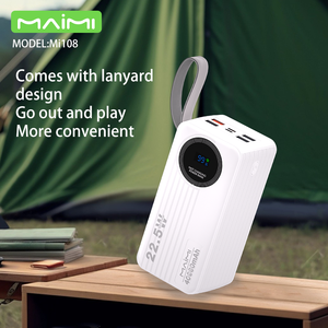 ไมมิ พาวเวอร์แบงค์ความจุสูง 40000mAh รองรับการชาร์จเร็ว PD 20W 22.5W สำหรับการเดินทาง  สถานีชาร์จ 5 พอร์ต พร้อมหน้าจอ LCD - Product Image 6
