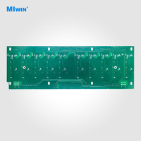 Miwin 11 Slot PCIE 4.0 GPU Base Plate Direct Plug-in Kartu Grafis Antarmuka 8654 PCIE 4.0 X16 Papan Ekspansi GPU untuk Server