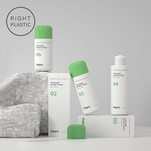 Flacone Cosmetico Rotondo in Plastica PET RiGHT <span class=keywords><strong>CYS</strong></span> con Spalla Piatta 150ml/200ml Bottiglia Vuota di Fabbrica con Tappo a Vite e Tappo Interno - Product Image 3