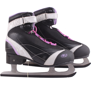 Chaussures patins à glace pour hommes en cuir synthétique PVC noir personnalisées en gros Lames en acier inoxydable <span class=keywords><strong>de</strong></span> haute qualité été printemps - Product Image 5