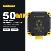 Capteur inductif Turck Ni50-CP80-VP4X2 Ni40-CP80-VP4X2 Bi40-CP80-VP4X2 Ni75U-CP80-VP4X2, interrupteur de position linéaire 50 mm NPN PNP